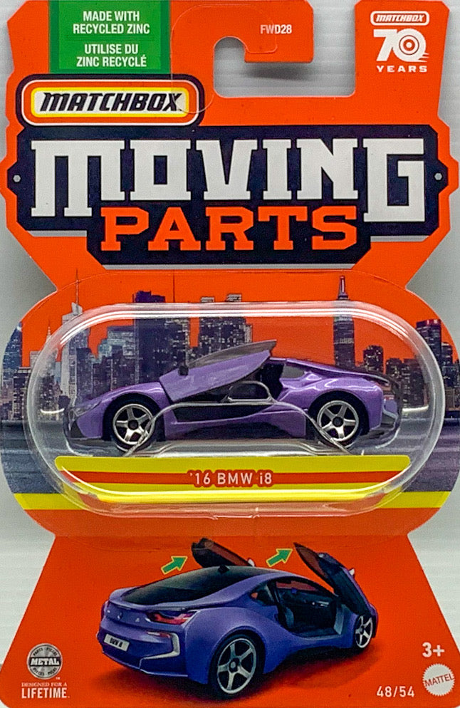 2023 Matchbox 1:64 Moving Parts '16 BMW i8