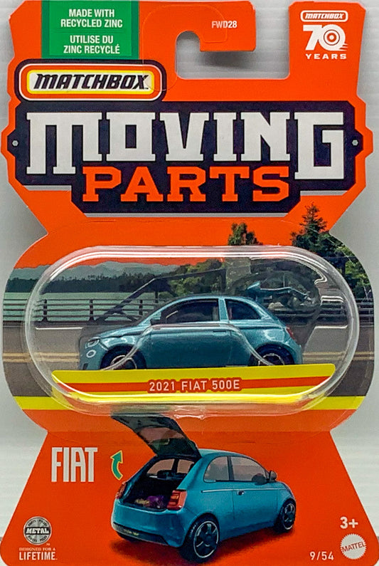 2023 Matchbox 1:64 Moving Parts Fiat 500E