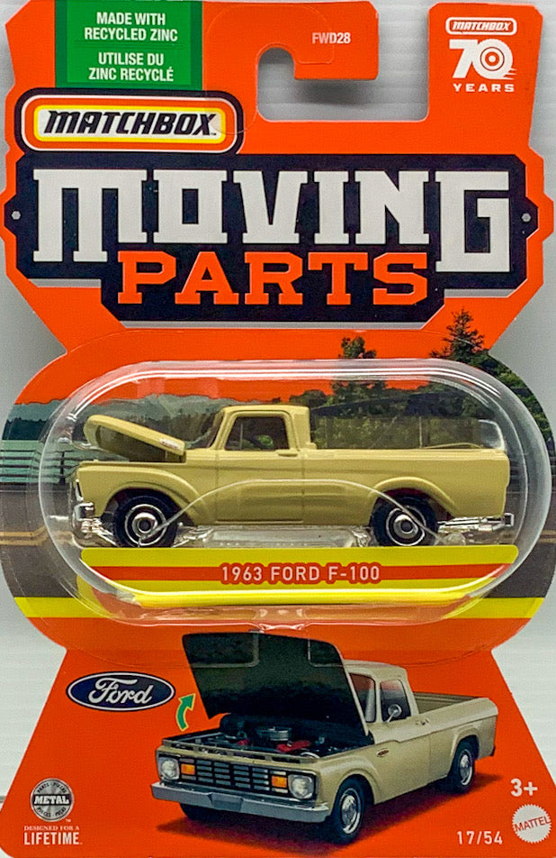 2023 Matchbox 1:64 Moving Parts 1963 Ford F-100