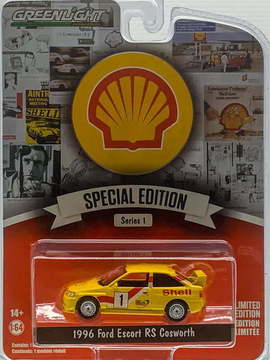 2023 Greenlight 1:64 1996 Ford Escort RS Cosworth #1 Shell Oil Special Edition