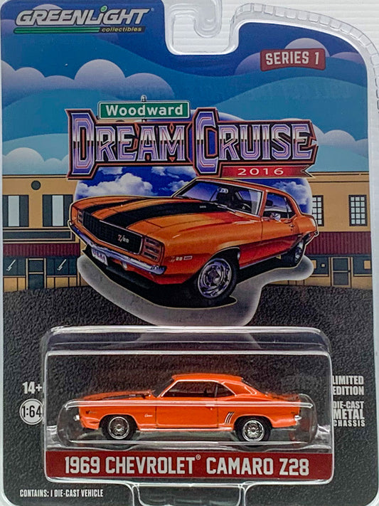 2023 Greenlight 1:64 1969 Chevrolet Camaro Z/28 Woodward Dream Cruise