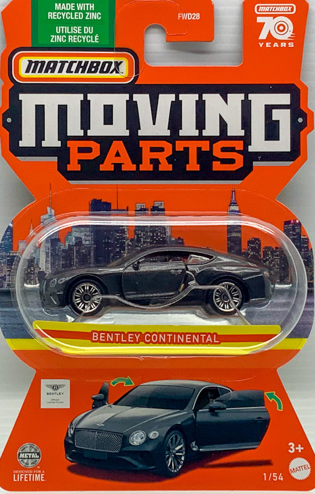 2023 Matchbox Moving Parts 1:64 Bentley Continental