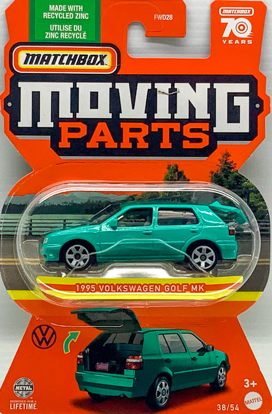 2023 Matchbox 1:64 Moving Parts 1995 Volkswagen Golf MK3