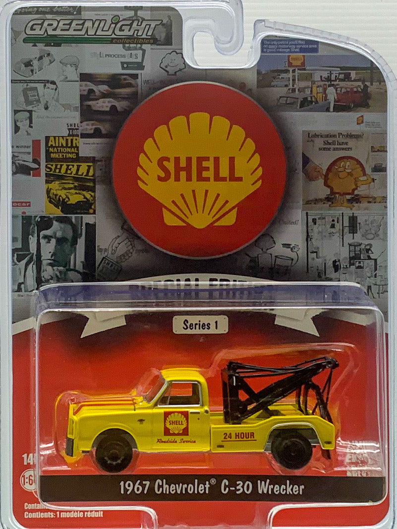2023 Greenlight 1:64 1967 Chevrolet C-30 Wrecker Shell Oil Special Edition