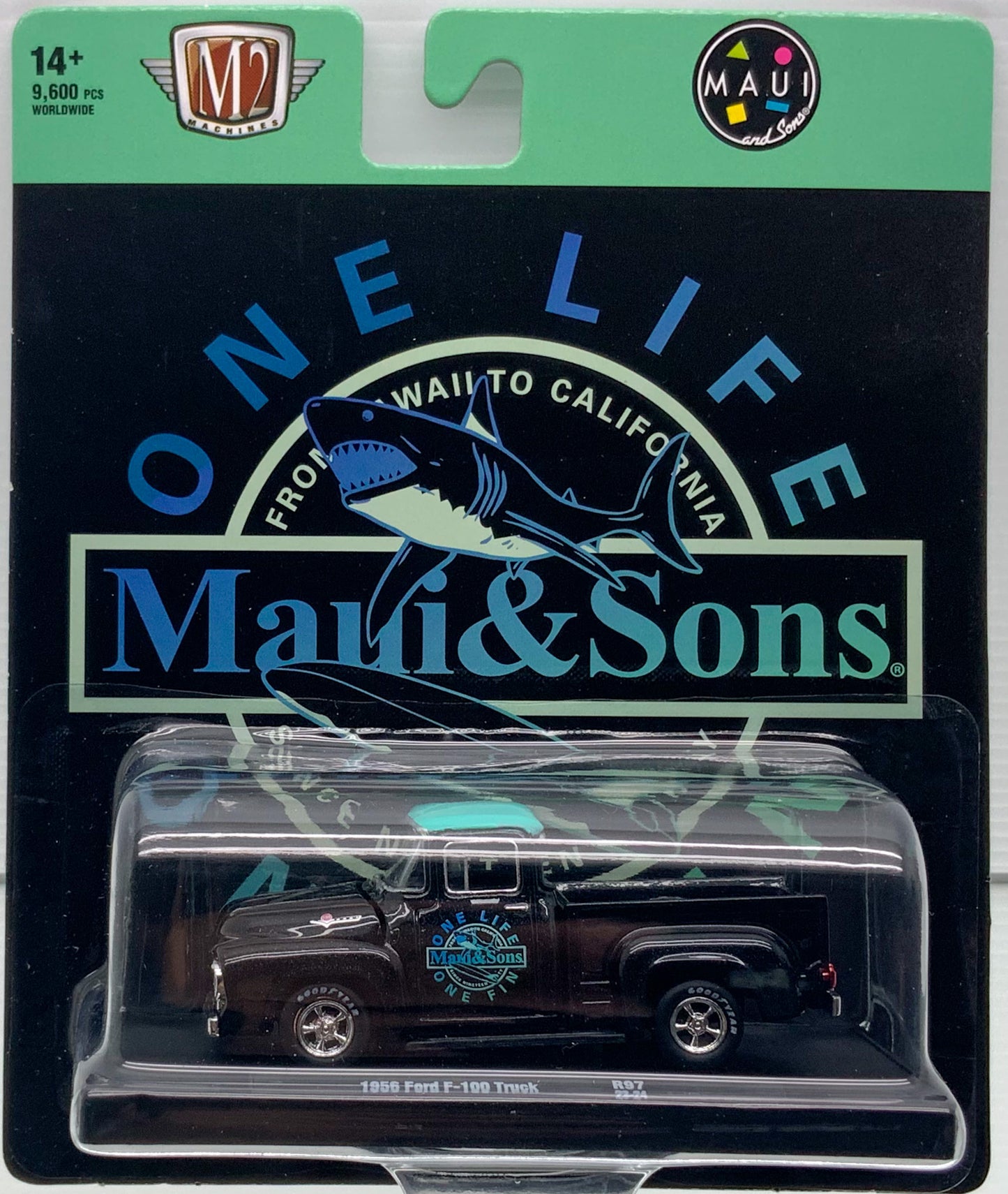 M2 Machines Auto-Drivers Maui & Sons - 1956 Ford F-100 Truck