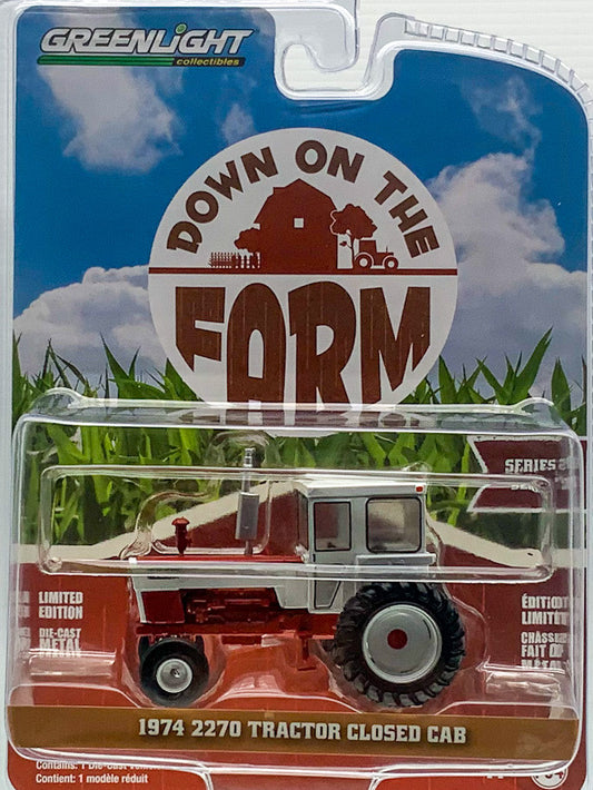 2023 Greenlight 1:64 1974 2270 Tractor Closed Cab Down on the Farm