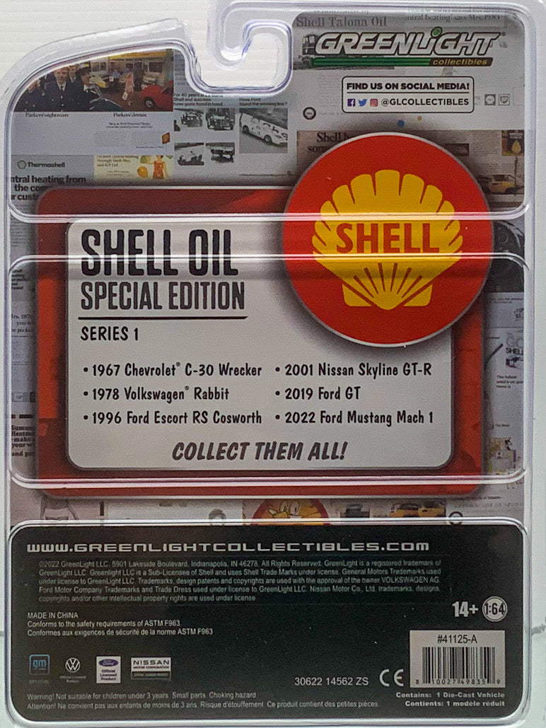 2023 Greenlight 1:64 2001 Nissan Skyline GT-R (R34) #1 Shell Oil Special Edition