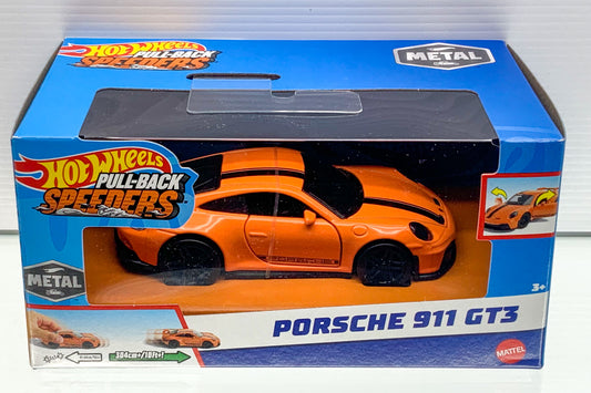 2023 Hot Wheels 1:43 Pull-back Speeders Porsche 911 GT3