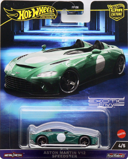 2024 Hot Wheels Premium Car Culture Exotic Envy Aston Martin V12 Speedster 4/5