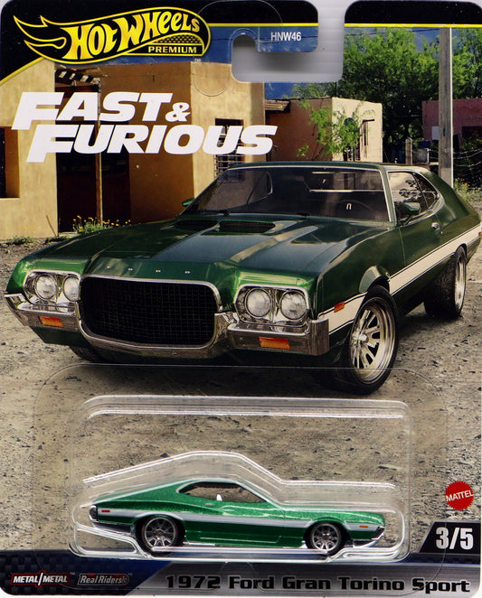 2024 Hot Wheels Premium Fast & Furious '72 Ford Gran Torino Sport 3/5