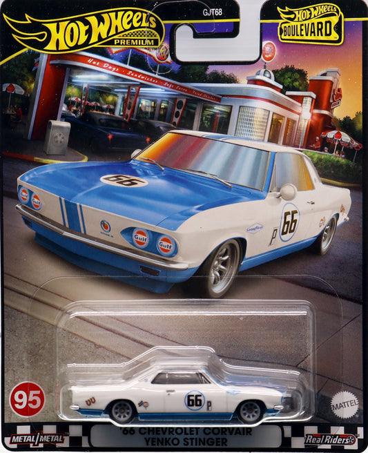 shop tatoyshop.com '66 Chevrolet Corvair Yenko Stinger #95: Get ready to unleash the beast with the '66 Chevrolet Corvair Yenko Stinger. With its muscular build and fierce attitude, this powerhouse of a car is sure to dominate the streets.