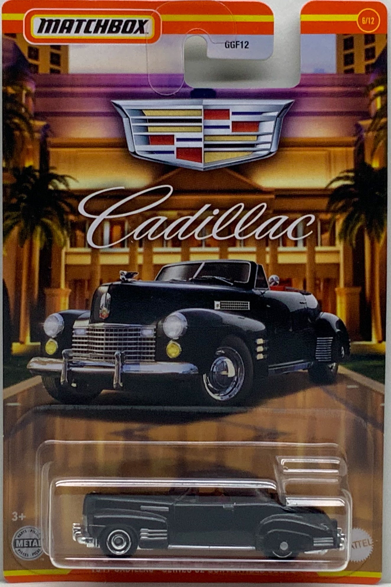 Buy at Tatoy Matchbox Cadillac Series 1941 Cadillac Series 62 Convertible Coupe Number 6 from set of 12 Mattel GGF12
