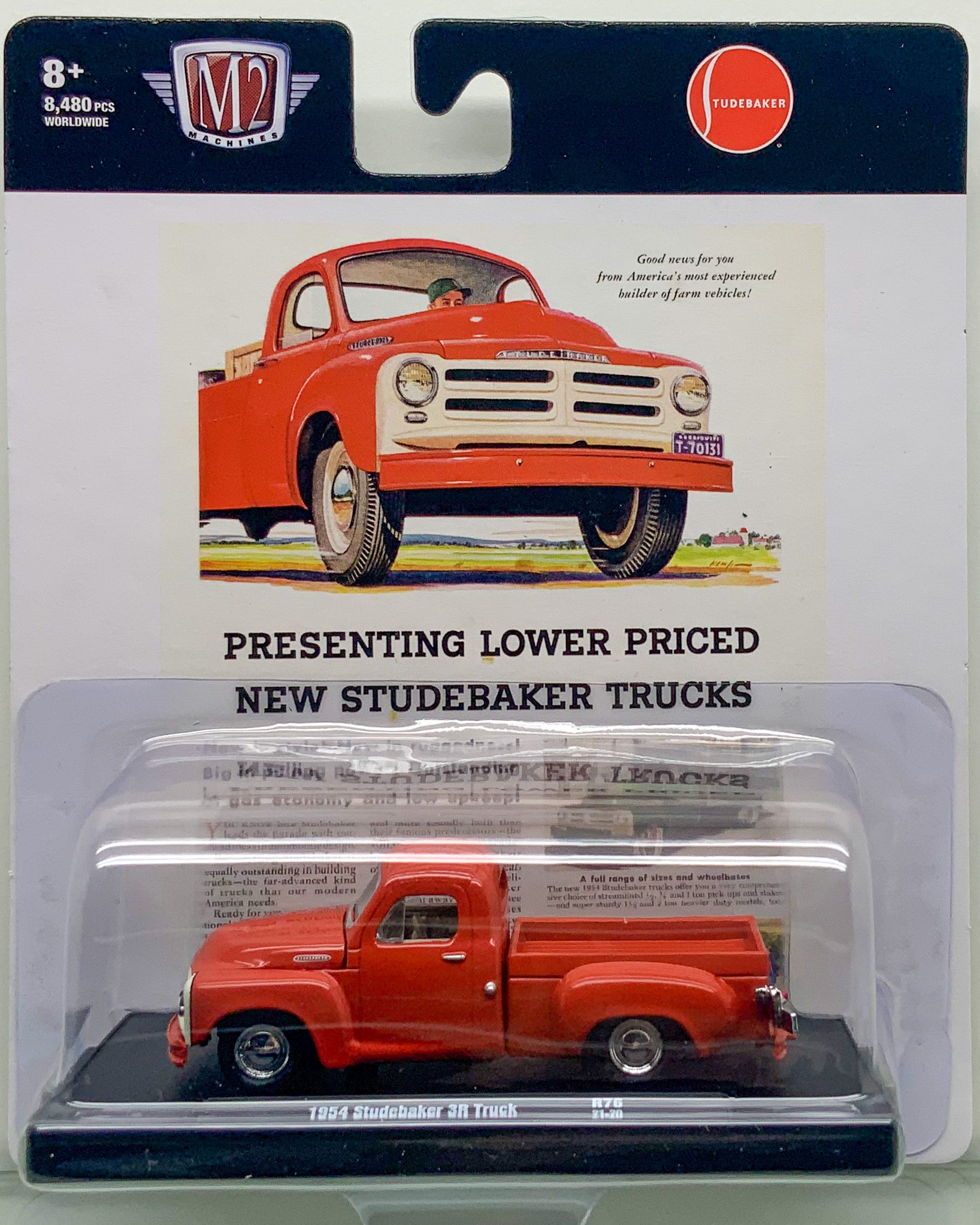 Buy at Tatoyshop.com M2 Machines 1:64 1956 Ford F-100 Truck Auto-Drivers Maui & Sons Auto-Drivers  Shop Now Shopify List #76 M2 Auto Drivers 1968 Mercury Cougar XR-7 1954 Studebaker 3R Truck 1956 Ford F-100 Truck 1958 Chevrolet Impala 1968 Chevrolet Camaro SS 350 1969 Plymouth Road Runner 440