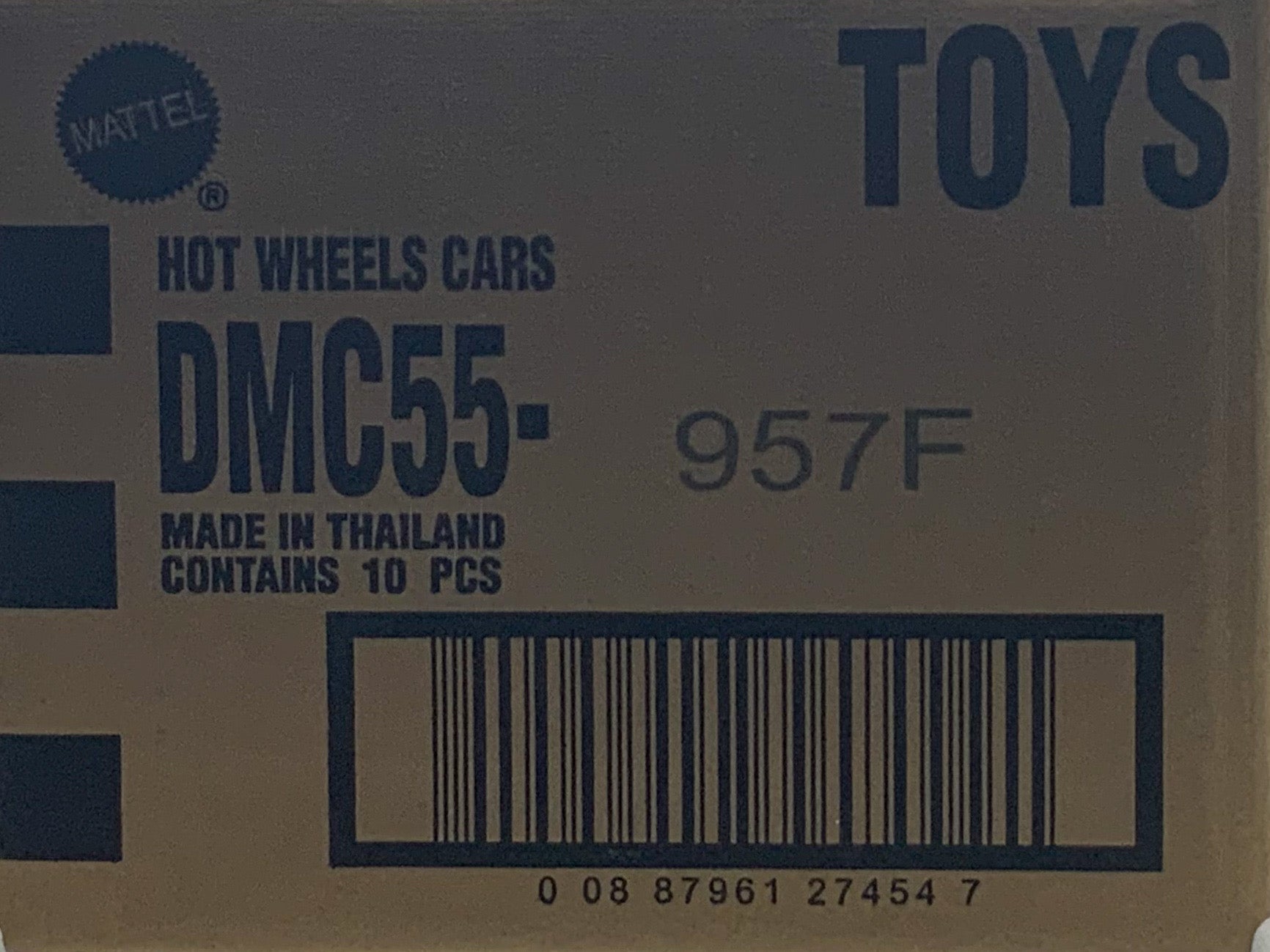 Buy at Tatoy Products Direct from Shipper Manufacturer Box Made in Thailand Hot Wheels Cars Toys Mattel DMC55 0087961274547